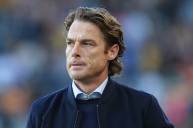 Burnley 'nin Scott Parker teknik direktörü Carabao Kupası karşılaşması öncesinde Wolverhampton Wanderers, Burnley' e karşı Molineux, Wolverhampton, Birleşik Krallık, 28 Ağustos 2024