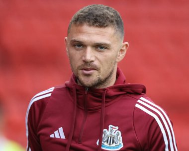 Newcastle United takımından Kieran Trippier, 28 Ağustos 2024 'te Nottingham Forest, Newcastle United' a karşı oynanan Carabao Kupası karşılaşmasında geldi.