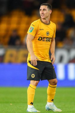 Wolverhampton Wanderers 'dan Daniel Podence Carabao Kupası maçında Wolverhampton Wanderers' a karşı Molineux, Wolverhampton, Birleşik Krallık, 28 Ağustos 2024
