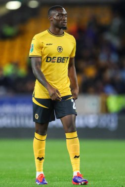 Toti Gomes of Wolverhampton Wanderers during the Carabao Cup match Wolverhampton Wanderers vs Burnley at Molineux, Wolverhampton, United Kingdom, 28th August 2024 clipart