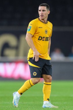 Wolverhampton Wanderers 'dan Daniel Podence Carabao Kupası maçında Wolverhampton Wanderers' a karşı Molineux, Wolverhampton, Birleşik Krallık, 28 Ağustos 2024