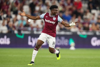 West Ham United 'dan Muhammed Kudus, 28 Ağustos 2024' te Londra 'daki Londra Stadyumu' nda oynanan West Ham United-Bournemouth maçında