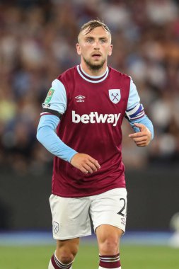 West Ham United 'dan Jarrod Bowen, 28 Ağustos 2024' te Londra 'daki Londra Stadyumu' nda oynanan West Ham United-Bournemouth maçında