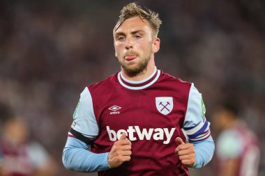 West Ham United 'dan Jarrod Bowen, 28 Ağustos 2024' te Londra 'daki Londra Stadyumu' nda oynanan West Ham United-Bournemouth maçında