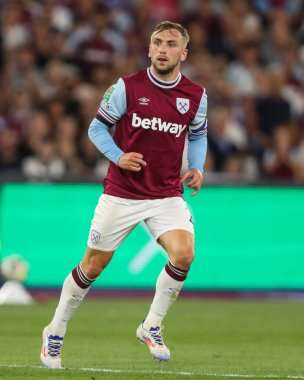 West Ham United 'dan Jarrod Bowen, 28 Ağustos 2024' te Londra 'daki Londra Stadyumu' nda oynanan West Ham United-Bournemouth maçında