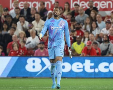 Nottingham Ormanı 'ndan Carlos Miguel Carabao Kupası maçı sırasında Nottingham Forest, Newcastle United' a karşı City Ground, Nottingham, Birleşik Krallık, 28 Ağustos 2024