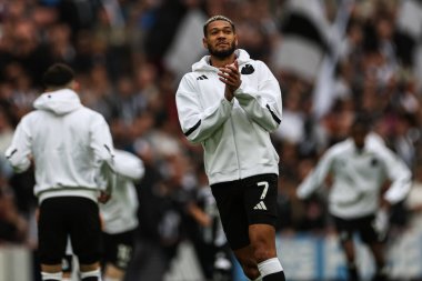 Newcastle United 'dan Joelinton Premier Lig maçı sırasında Newcastle United, Tottenham Hotspur' a karşı St. James 's Park, Newcastle, 1 Eylül 2024