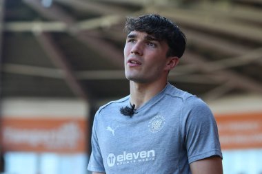 Blackpool 'dan Kyle Joseph 31 Ağustos 2024' te Bloomfield Road, Blackpool 'da Blackpool-Wycombe Wanderers maçından sonra bir röportaj verdi.