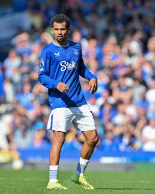 Everton 'dan Iliman Ndiaye Premier League maçı sırasında Everton - Bournemouth Goodison Park, Liverpool, Birleşik Krallık' ta 31 Ağustos 2024