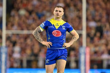 Warrington Wolves takımından John Bateman 24. Betfred Süper Lig karşılaşmasında Leigh Leopards, Warrington Wolves 'a karşı Leigh Spor Köyü, Leigh, İngiltere, 30 Ağustos 2024