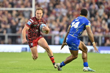 Leigh Leopards takımından Matt Moylan, 30 Ağustos 2024 'te Leigh Spor Köyü' nde oynanan 24. Betfred Süper Lig karşılaşmasında forvete giriyor.