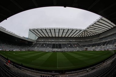 Newcastle United Premier Lig karşılaşması öncesinde St. James 's Park' ta Newcastle United ile Tottenham Hotspur arasında 1 Eylül 2024 'te St. James' s Park, Newcastle 'da genel bir görüş.