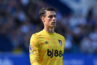 Bournemouth 'dan Kepa Arrizabalaga Premier Lig maçı sırasında Everton - Bournemouth Goodison Park, Liverpool, Birleşik Krallık' ta 31 Ağustos 2024