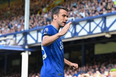 Everton 'dan Samus Coleman Premier Lig maçında Everton, Bournemouth' a karşı Goodison Park, Liverpool, Birleşik Krallık 'ta 31 Ağustos 2024