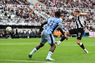 Newcastle United 'tan Harvey Barnes, 1 Eylül 2024' te St. James 's Park, Newcastle, İngiltere' de oynanan Premier League maçı Newcastle United ile Tottenham Hotspur maçında 1-0 berabere kalma golünü attı.