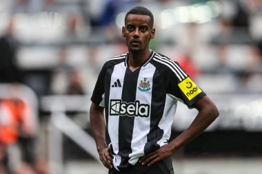 Newcastle United 'dan Alexander Isak Premier Lig karşılaşmasında Newcastle United ile Tottenham Hotspur arasında 1 Eylül 2024' te St. James 's Park, Newcastle, İngiltere' de karşı karşıya geldi.