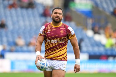 Huddersfield Giants takımının Esan Marsters 'ı Betfred Süper Lig 24. Raundu öncesinde John Smith Stadyumu' nda Huddersfield Giants 'a karşı St Helens maçında oynuyordu.