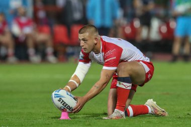 Hull KR takımından Mikey Lewis, 30 Ağustos 2024 'te İngiltere' nin Hull kenti Kingston 'da oynanan Sewell Group Craven Park' ta oynanan 24.