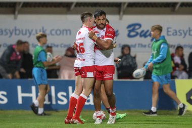 Hull KR 'dan Jack Broadbent, 30 Ağustos 2024' te İngiltere 'nin Hull kenti Kingston' da oynanan Sewell Group Craven Park 'ta oynanan 24.