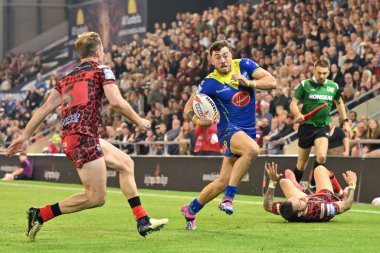 Warrington Wolves takımından Matty Ashton, 30 Ağustos 2024 'te Leigh Spor Köyü' nde oynanan 24. Betfred Süper Lig karşılaşmasında öne çıktı.