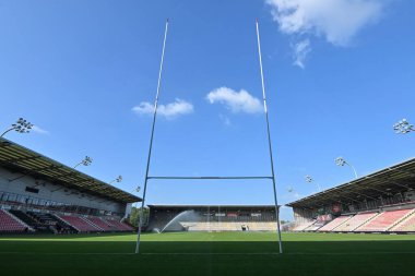 Leigh Spor Köyü 'nün 24. Betfred Süper Lig karşılaşması öncesinde Leigh Leopards - Warrington Wolves maçı Leigh Spor Köyü, Leigh, İngiltere, 30 Ağustos 2024