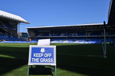 Goodison Park 'ın, İngiltere' nin Liverpool şehrindeki Goodison Park 'ta oynanan Everton - Bournemouth Premier League maçı öncesinde genel bir görüntüsü.