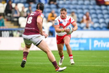 St. Helens takımından Morgan Knowles, 1 Eylül 2024 'te John Smith' in Stadyumu 'nda oynanan Huddersfield Giants - St Helens maçında ilk raundu kazandı.
