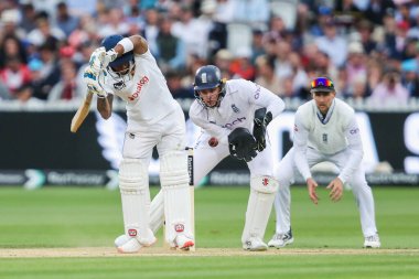 Sri Lanka 'dan Pathum Nissanka İngiltere - Sri Lanka 2. Rothesay Deneme Maçı 3. Lords, Londra, Birleşik Krallık, 31 Ağustos 2024