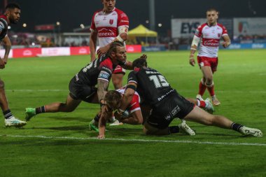 Hull KR 'dan Jez Litten, 30 Ağustos 2024' te İngiltere 'nin Hull kenti Kingston' da oynanan Sewell Group Craven Park 'ta oynanan 24.