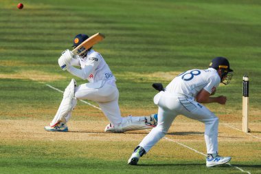 Sri Lanka 'dan Dhananjaya de Silva, 1 Eylül 2024' te Londra, İngiltere - Sri Lanka 2. Rothesay Test Maçı 4.