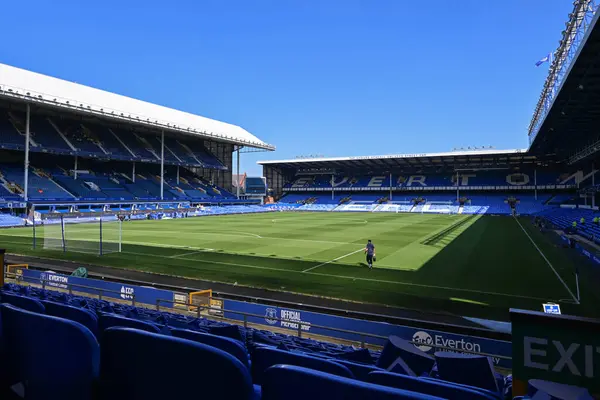 Goodison Park 'ın, İngiltere' nin Liverpool şehrindeki Goodison Park 'ta oynanan Everton-Bournemouth Premier Lig maçı öncesinde genel bir görüntüsü.