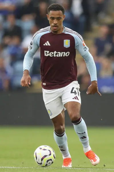 stock image Jacob Ramsey of Aston Villa during the Premier League match Leicester City vs Aston Villa at King Power Stadium, Leicester, United Kingdom, 31st August 2024