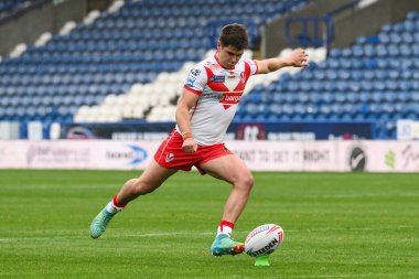St. Helens 'ten Jon Bennison, 1 Eylül 2024' te John Smith 'in Stadyumu' nda oynanan 24. Betfred Süper Lig karşılaşmasında kendi tarafına dönüyor.