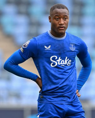 Everton 'dan Odin Samuels-Smith Premier League 2 U23 karşılaşmasında Manchester City Everton' a karşı Joie Stadyumu, Manchester, Birleşik Krallık, 1 Eylül 2024