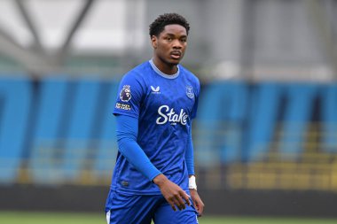 Everton 'dan Jamal Baptiste Premier League 2 U23 karşılaşmasında Manchester City Everton' a karşı Joie Stadyumu, Manchester, İngiltere, 1 Eylül 2024