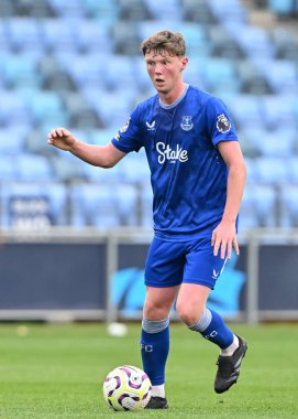 Everton 'dan Jack Patterson Premier League 2 U23 maçında Manchester City Everton' a karşı Joie Stadyumu, Manchester, İngiltere, 1 Eylül 2024