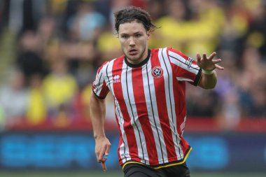 Sheffield United takımından Callum O 'Hare 1 Eylül 2024' te Bramall Lane, Sheffield, İngiltere 'de Sheffield United' a karşı oynadığı maçta