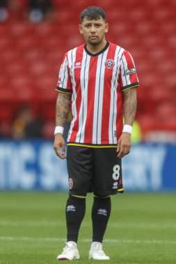 Sheffield United takımının oyuncusu Gustavo Hamer, Sheffield United 'a karşı 1 Eylül 2024' te Bramall Lane, Sheffield, İngiltere 'de oynanan maçta