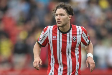 Sheffield United takımından Callum O 'Hare 1 Eylül 2024' te Bramall Lane, Sheffield, İngiltere 'de Sheffield United' a karşı oynadığı maçta