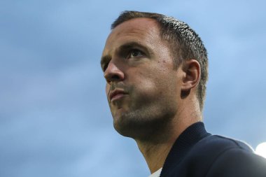 Birmingham City 'nin Chris Davies teknik direktörü Bristol Street Motors Kupası maçında Birmingham City, Walsall' a karşı St. Andrew 's @ Knighthead Park, Birmingham, Birleşik Krallık, 3 Eylül 2024