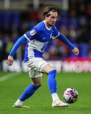 Birmingham City 'den Scott Wright, 3 Eylül 2024' te Birmingham City 'nin St. Andrew' s @ Knighthead Park, Birmingham, İngiltere 'de Walsall' a karşı oynadığı Bristol Street Motors Kupası karşılaşmasında görev başında.