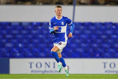 Birmingham City 'den Jay Stansfield Bristol Street Motors Kupası maçında Birmingham City, Walsall' a karşı St. Andrew 's @ Knighthead Park, Birmingham, İngiltere, 3 Eylül 2024
