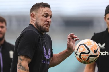 Brendon McCullum İngiltere 3. Rothesay Test Maçı 'nda İngiltere - Sri Lanka maçında İngiltere Kia Oval, Londra, İngiltere, 6 Eylül 2024