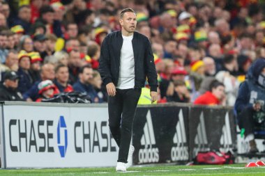 Craig Bellamy, UEFA Uluslar Ligi - Lig B - Grup 4 - Galler - Galler-Türkiye maçı sırasında Cardiff City Stadyumu, İngiltere, 6 Eylül 2024