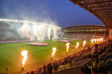 Wigan Warriors vs Hull KR 'a karşı Betfred Süper Lig 25. Raundunda Wigan Community Stadyumu, Wigan, Birleşik Krallık' ta 6 Eylül 2024 'te oynanacak maç öncesi takımlar karşılaşacak.