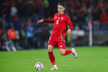 Galler Ligi 'nden Harry Wilson, 6 Eylül 2024' te Cardiff City Stadyumu 'nda Galler' e karşı Galler - 4.