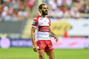 Tyrone May of Hull KR Betfred Süper Lig 25. Raundda Wigan Warriors vs Hull KR 'a karşı Brick Community Stadyumu, Wigan, İngiltere, 6 Eylül 2024