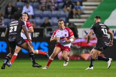 Hull KR 'dan Jai Whitbread, 6 Eylül 2024' te Wigan Warriors 'a karşı The Brick Community Stadyumu, Wigan, İngiltere' de oynanan 25.