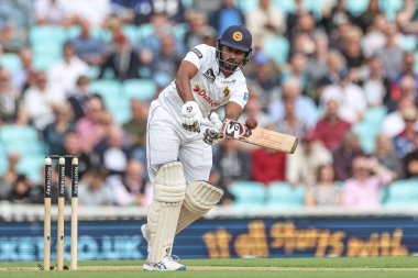 Sri Lanka 'dan Kamindu Mendis, 8 Eylül 2024' te Kia Oval, Londra, İngiltere 'de oynanan 3. Rothesay Test Maçı 3.