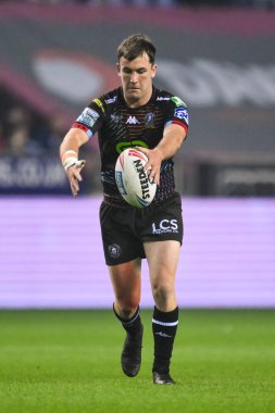 Wigan Warriors 'dan Harry Smith, 6 Eylül 2024' te İngiltere 'nin Wigan kentinde oynanan The Brick Community Stadyumu' nda oynanan 25.